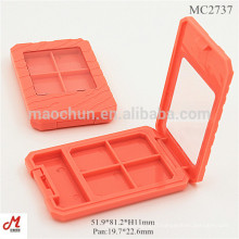 MC2737 With 4 colors Plastic Eye Shadow case cheap cosmetics packaging/cheap cosmetic packaging